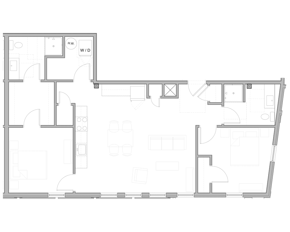 Tontine Apartments - Units 205 & 305